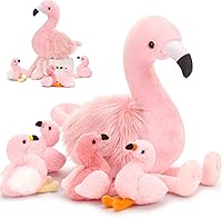 Vista 16 de MorisMos - Animal de peluche de dinosaurio con bebés, mamá dino T-rex de 23.6 pulgadas con 3 juguetes de peluche de bebé dino y 3 huevos de peluche
