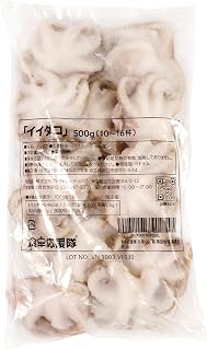 餐桌应援队 IQF 速冻 柔软冷冻章鱼 500克 白章鱼12~18尾 M尺寸 Chukumi IQF 快速冻结