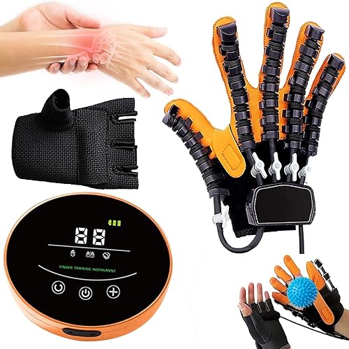 Miniatura 8 de GAOXIAO Rehabilitation Robot Gloves Finger and Hand Function Rehab Trainer for Stroke Hemiplegia Recovery Equipment, Hemiplegia Arthritis Left and