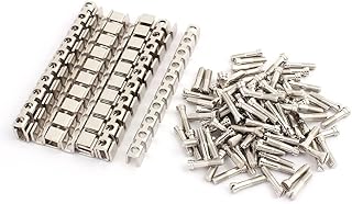 Aexit 10 Sets Terminals FBI-10-10 Electric Current Test Terminal 10P Terminal Screw Terminals Connecting Strip