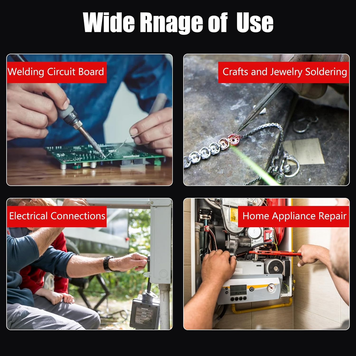 TS100 Soldering Iron Tip, Mini Soldering Iron Tips, Electric Mini Pen Type Stainless Steel Soldering Iron Tips Replacement For TS100 Soldering Iron (11pcs Set)