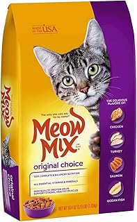 Meow Mix Original Choice Dry Cat Food, Heart Health & Oral Care Formula