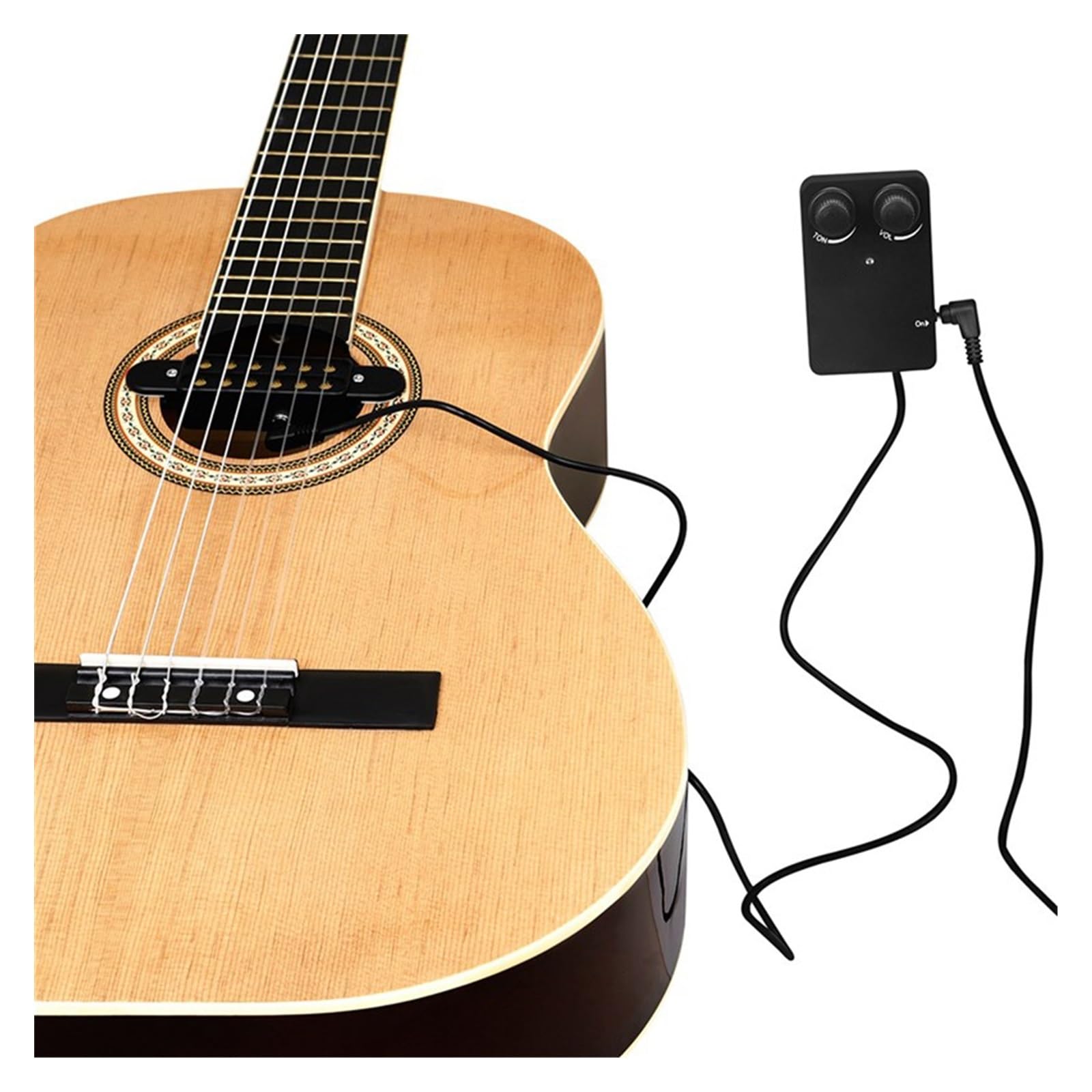 Pastillas De Guitarra Acústica De Madera Sin Taladro Accesorios Para Instrumentos Folclóricos