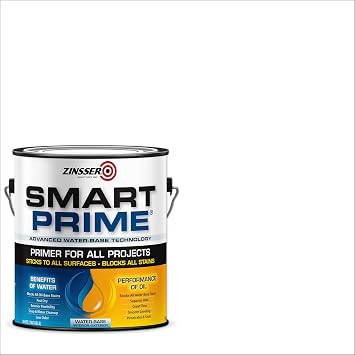 Zinsser Smart Prime Water-Based Primer, 1 Gallon
