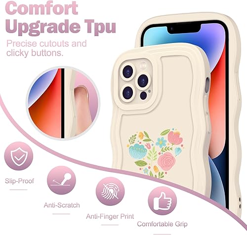 Miniatura 6 de Funda para iPhone 11 Pro Max, funda de silicona TPU suave con marco ondulado, funda protectora a prueba de golpes compatible con iPhone 11 Pro Max
