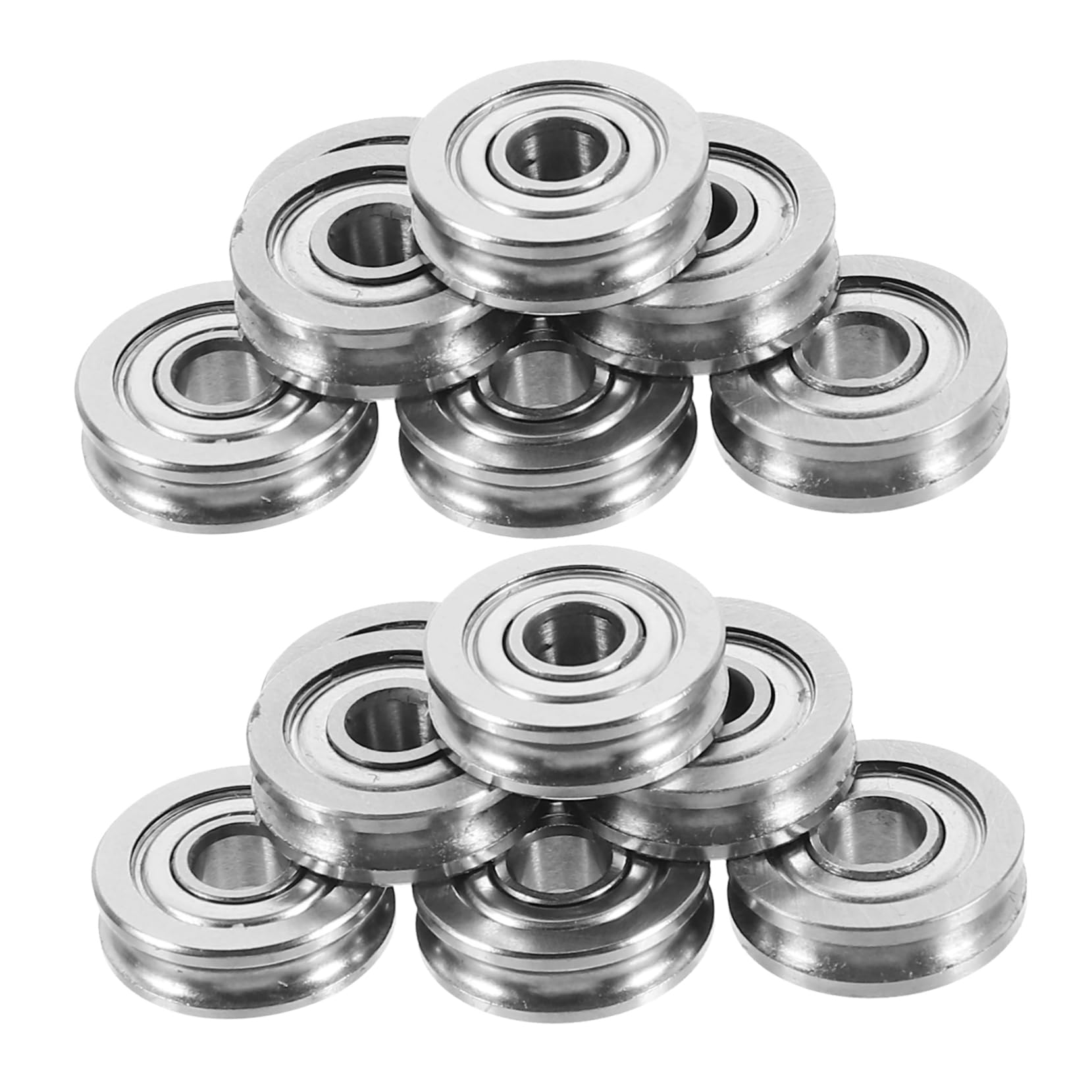 SOLUSTRE 50piezas Ruedas De Rodamiento u Forma Para Impresoras Accesorios De Ruedas De Soporte Duraderas y Fáciles De Instalar Para Modelos De Impresoras