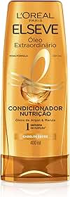 L'Oréal Paris Elseve Condicionador Óleo Extraordinário Nutrição, Brilho e Maciez Intensos, 400ml