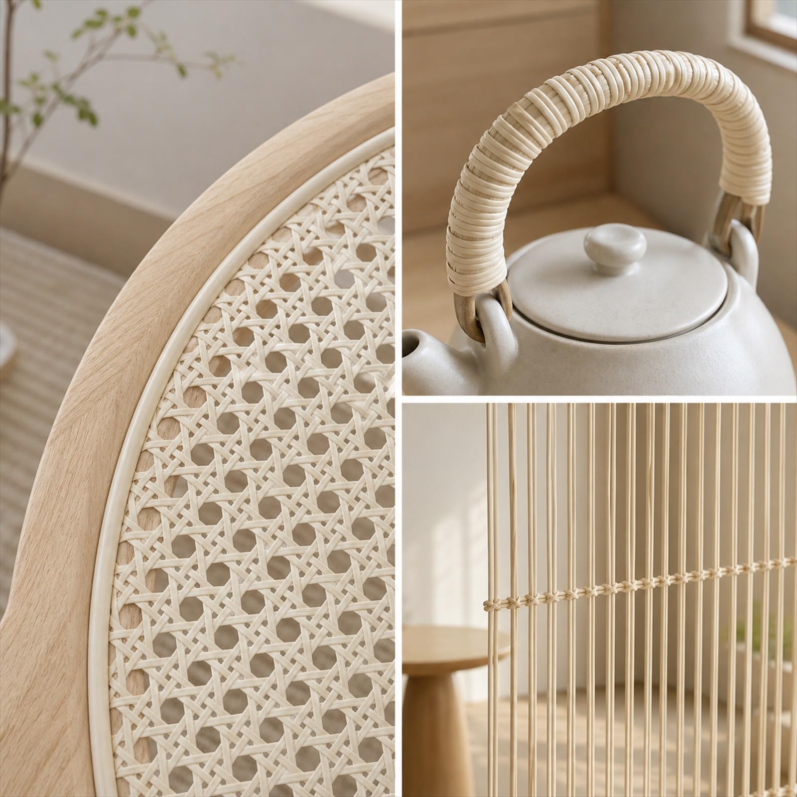 Midollo Di Rattans Naturale,Materiale Intrecciato Rotondo In Rattans
