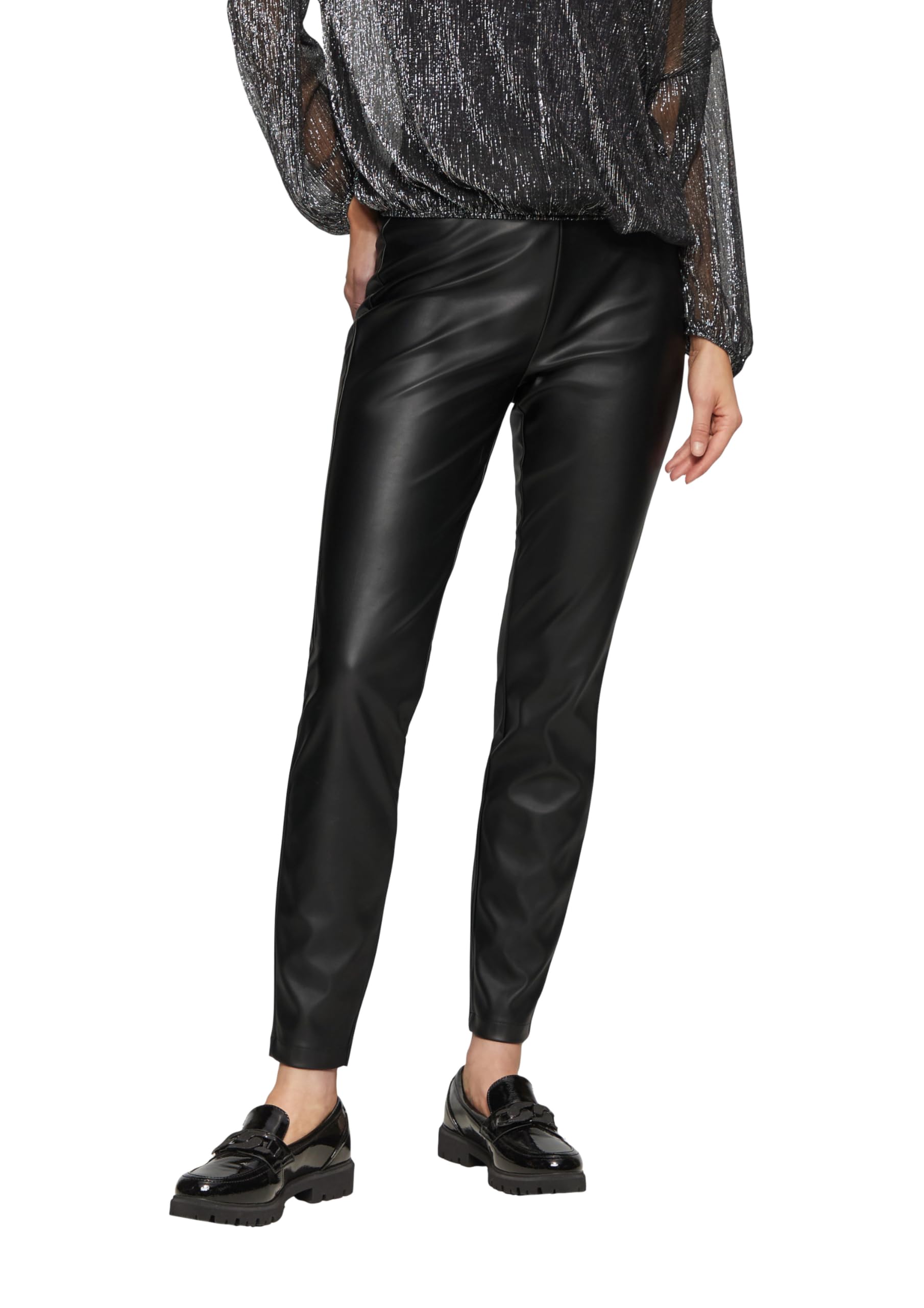 s.Oliver Leggings in Finta Pelle Donna
