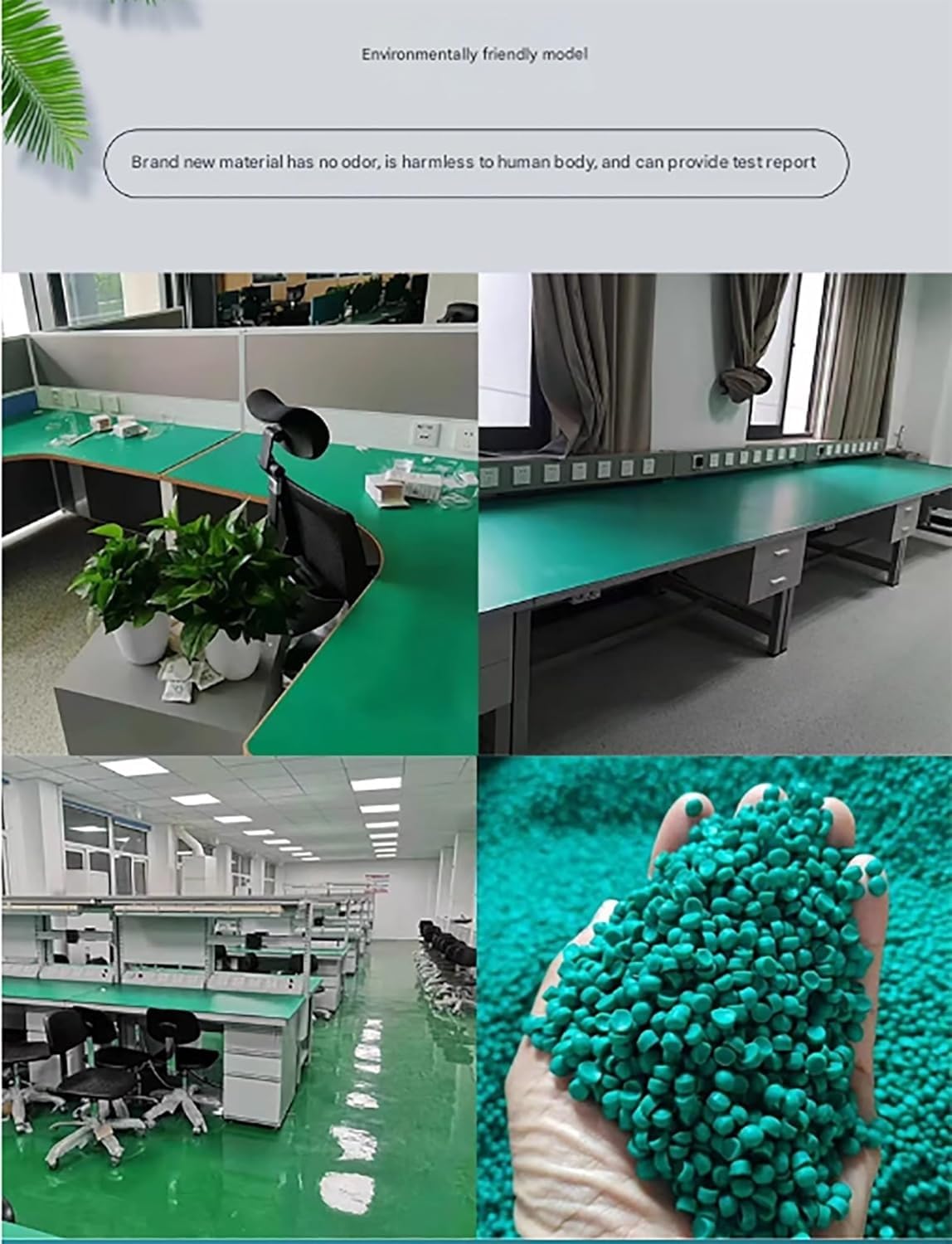 Silikonowa mata do lutowania, Mata robocza antystatyczna ESD PVC zielona gumowa obrus stół roboczy laboratorium konserwacja wiele rozmiarów(120x100cm/47.2x39.4in)