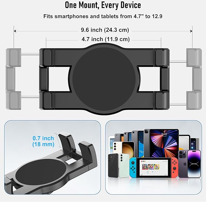Soporte para Tablet Industrial para Camión y Vehículo, Base Taladro miniatura 5