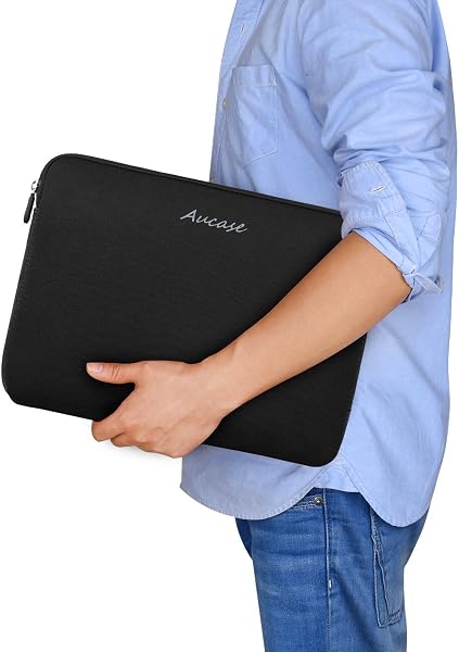 Laptop Case Sleeve 13.3 14 Inch, Thickest Lightest Water Resistant Neoprene Protective Laptop Bag for Men and Women, Compatible with MacBook 15.3''/ Air 15'' M3 M2, Chromebook - 2