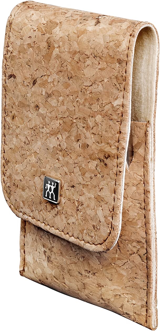 ZWILLING TWINOX Maniküre Pflegeset 3-teilig Männer mit Nasenhaar Trimmer und Pinzette, Kork Edition, Beige