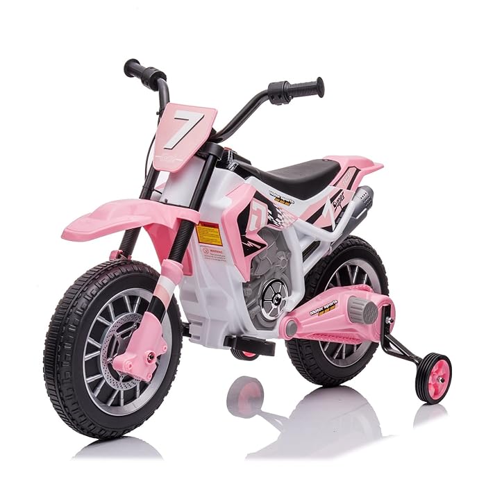 Buy AOKOY 12V Battery Powered Motorcycle for Big Kids Electric Dirt
