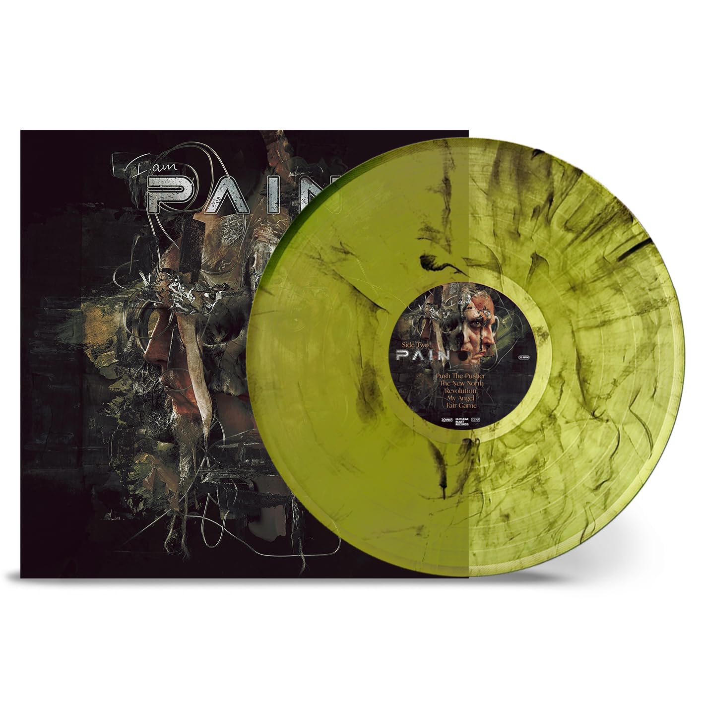 Pain 'I Am' LP Yellow Green Transparent Black Marbled Vinyl NEW SEALED