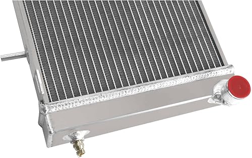 Miniatura 5 de RadBuild Radiador de aluminio apto para radiadores Jeep Cherokee 1984-2001 para Jeep Comanche 1987-1990 para Jeep Wagoneer 2.8L V6 GAS4.0L L6 GAS