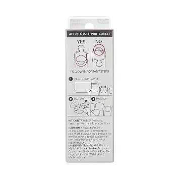 KISS Impress No Glue Mani 30 Pcs Press on Toenails, Solid Pure White Stick on Extension False Nails for Toes, Peel & Press Easy Apply, Hassle-Free Removal, Includes Manicure Stick, Prep Pad & File