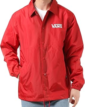 Amazon Co Jp Vans バンズ メンズ ジャケット Va18ss Mj50ms Red M 服 ファッション小物