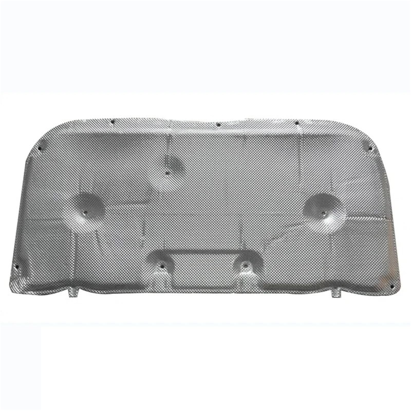 Himwqfuh Silver Car Hood Insulation Pad For Toyota For Land For Cruiser For Prado 150 J150 2018~2023 2021 Accessories Car Engine Sound Hood Heat Insulation Covers Car Accessories(Silver)