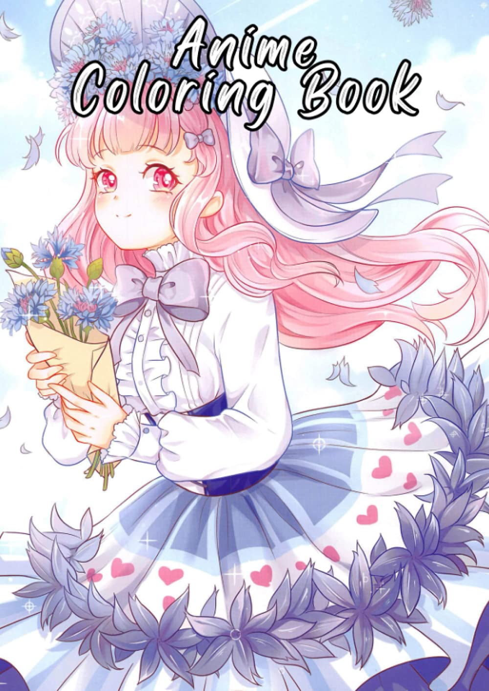 Buy Anime Coloring Book 51 Beautiful Princess Anime Coloring Pages For 