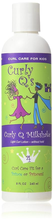 Curly Qs Curly Q Milkshake Light Curl Styling Lotion 8-Ounce Bottle
