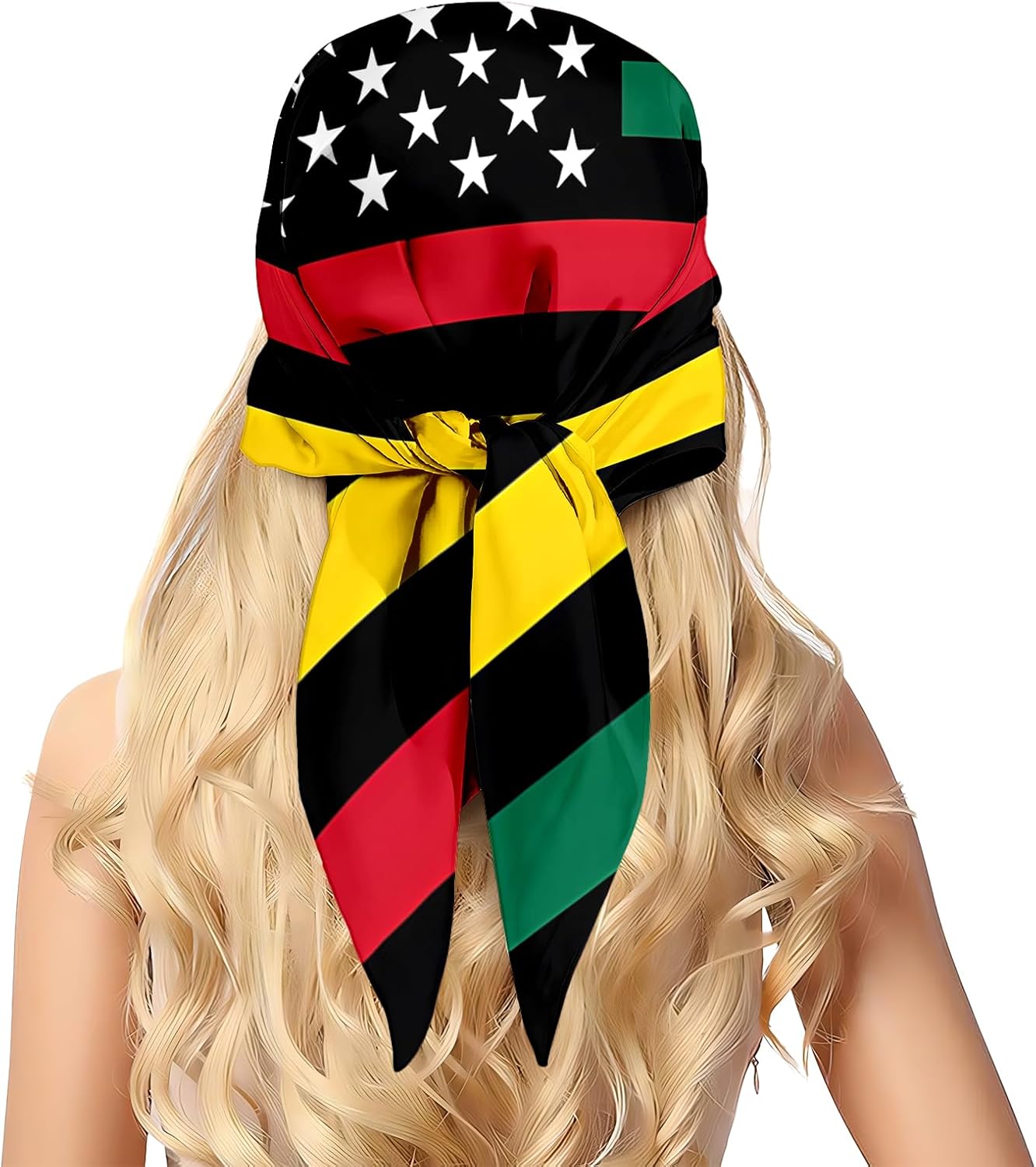 Fashion Head Scarf for Women Silk Scarf Large Square Sleeping Wrap Satin Neck Bandana for Gift 27.5 x 27.5 inches