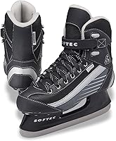Vista 1 de Patines de hielo Jackson Ultima Softec Sport para hombres y niños - Patines de hockey recreativos cómodos para patinaje sobre hielo, talla 12, ancho