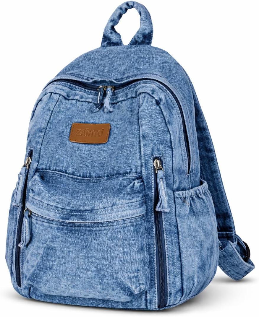 Denim Backpacks for men and women Stylish Outdoor Travel bag