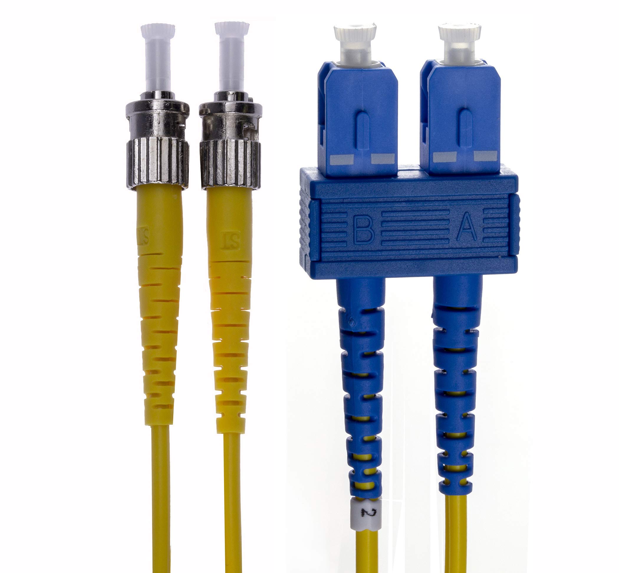 NTWNL-ST/SC-03SDR ST/SC Singlemode Duplex 9/125 Optical Fiber Nonconductive Riser Jumper Cable OS1