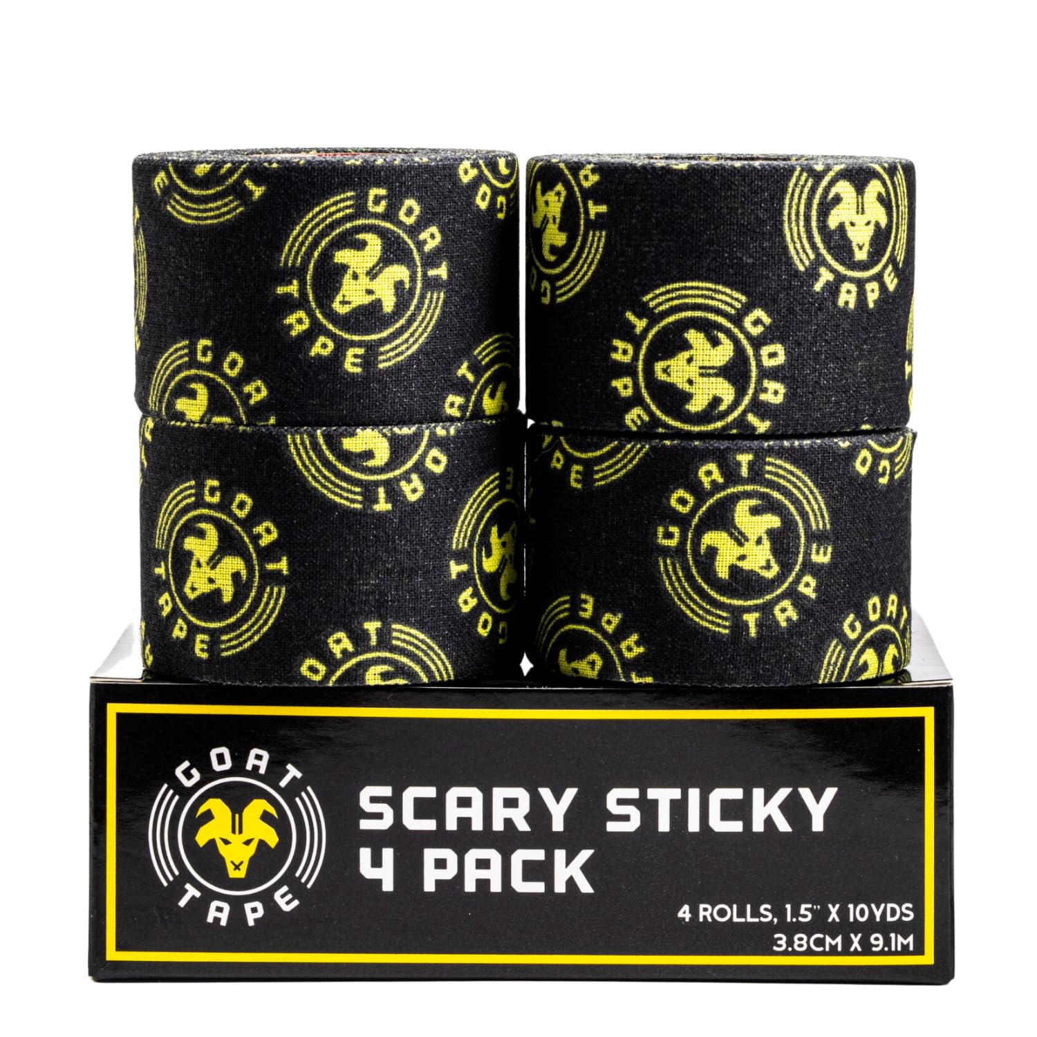 Goat Tape Scary Sticky Premium Athletic Tape, Weightlifting Tape, Thumb Tape for Hook Grip, Sticks with You Through the Toughest Fitness Workouts and Lifts