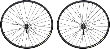 Bike Wheel Set 29 Alloy Front & Rear Free QR 36 Spoke Black.Bicycle Wheels