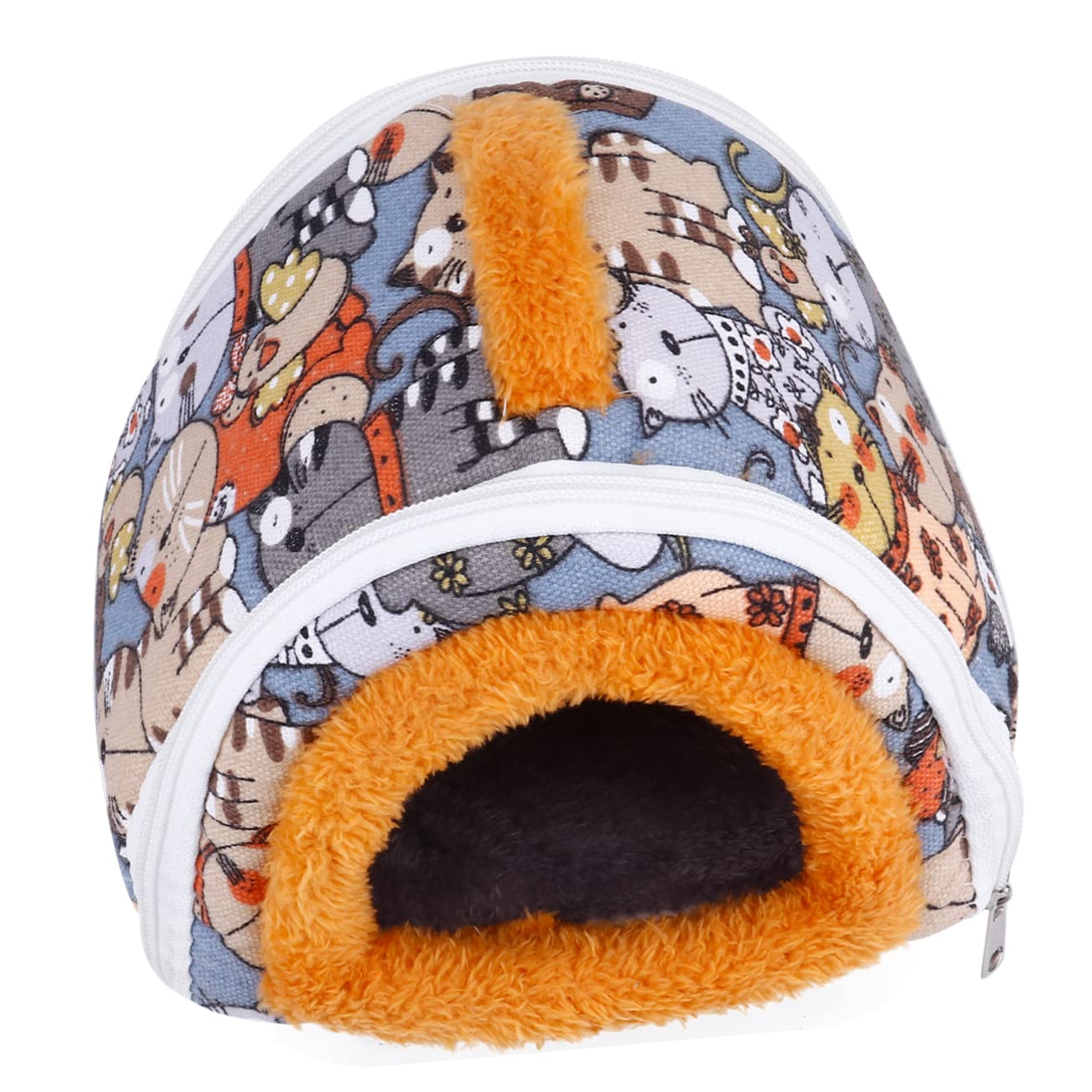 Kisangel 2stücke Warmes Hamster Nest Aus Canvas Und Kuschelhöhle Für Kleintiere Wie Hamster Und Meerschweinchen Für Bett Und Transport Hält Haustiere Im Winter Warm Und Bequem
