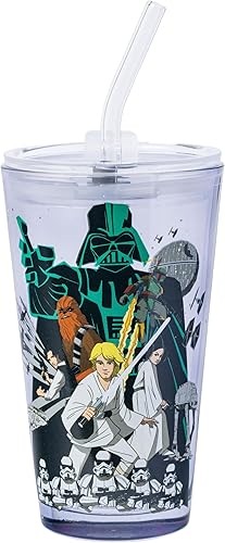 Miniatura 16 de Silver Buffalo Star Trek Quotes Featuring Kirk, Spock, McCoy y Uhura - Juego de 4 vasos de pinta de 16 onzas