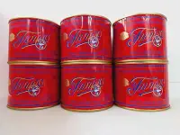 Manteiga Mineira com Sal, Kit 6 Latas, 500g Cada, Sem Corante e Sem Conservante