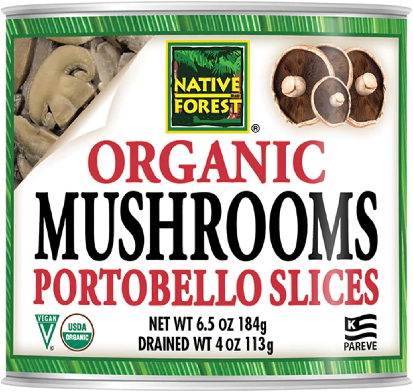 Native Forest Organic Sliced Portobello Mushrooms