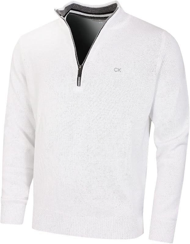 Calvin Klein Golf Hommes Pull en Coton