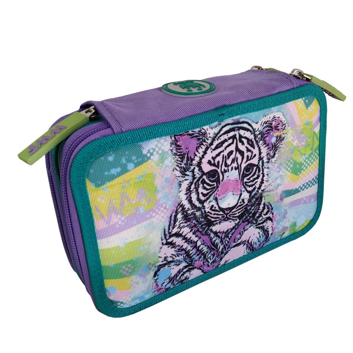 ASTUCCIO 3 ZIP WWF ORGANIZZATO COMPLETO For a Living Planet 62778