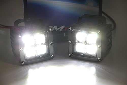 Miniatura 9 de iJDMTOY Kit de luz de perímetro LED CREE de Alta Potencia, 40 W, c lámpara antiniebla. Cableado y ubicación de soportes de montaje para Dodge Ram