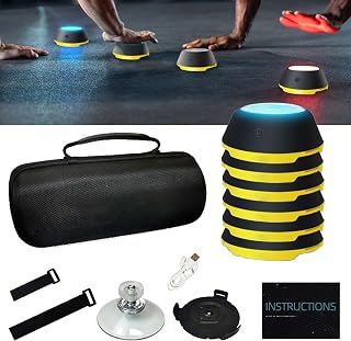 Luz De Entrenamiento De Reacción,Reaction Training Light, Apto para Baloncesto, Fútbol, Boxeo, Etc, para Mejorar el Tiempo de Reacción, el Estado Físico, la Velocidad y la Agilidad