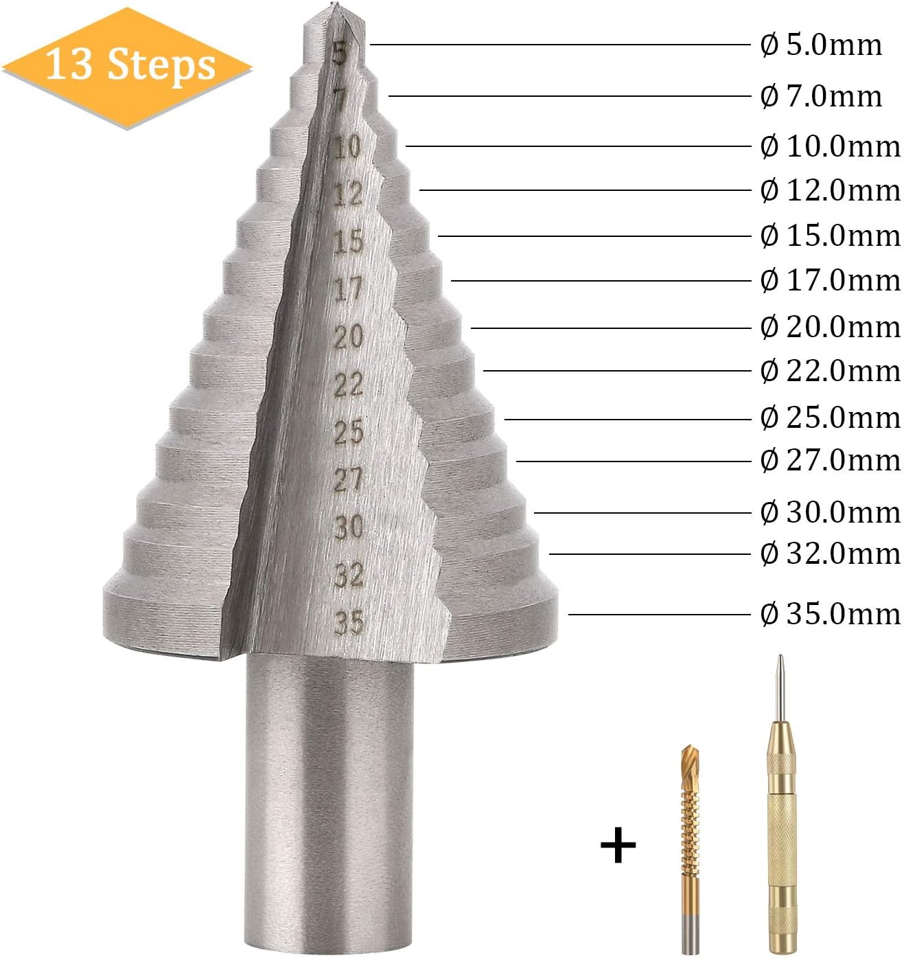 punta di trapano per metallo 14