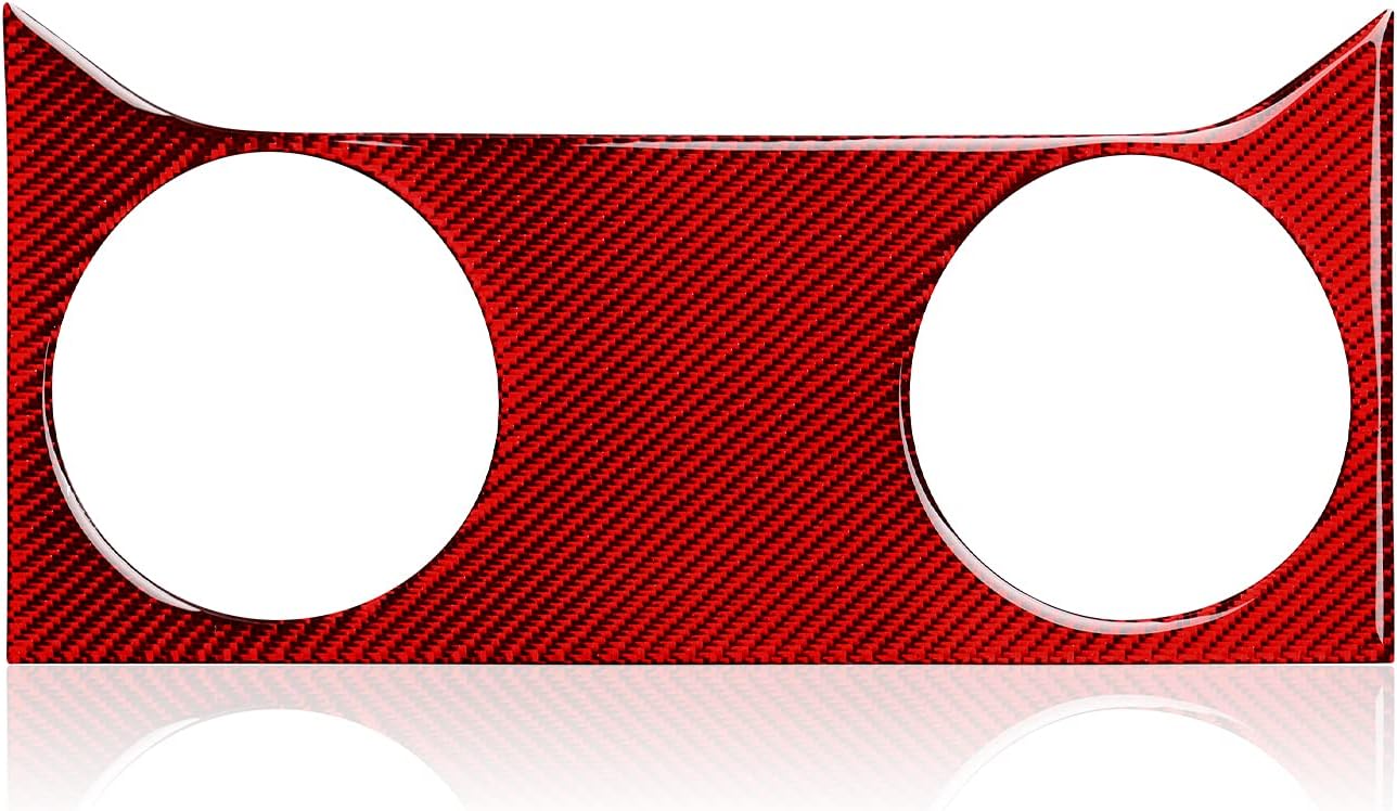 Car Center Air Outlet Vents Sticker Carbon Fiber Decal for Ford Mustang GT Shelby 2005 2006 2007 2008 2009 Accessories