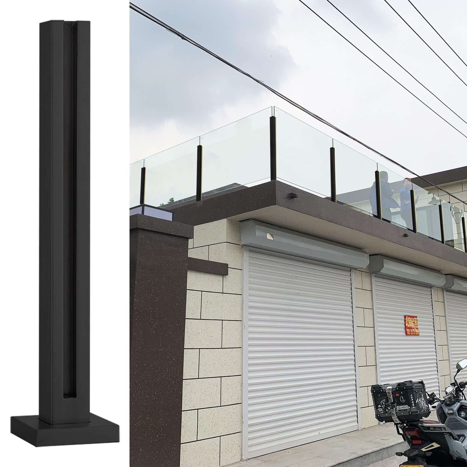 Balustre en acier inoxydable 304 pour terrasse - Système de garde-corps