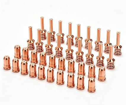 40Pcs 420132 Electrode + 420134 Nozzle Fit For PMX 30AIR Plasma Cutting Torch Consumables
