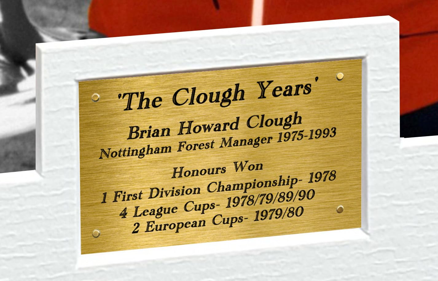 Brian Clougn 12x8 A4 Signed 