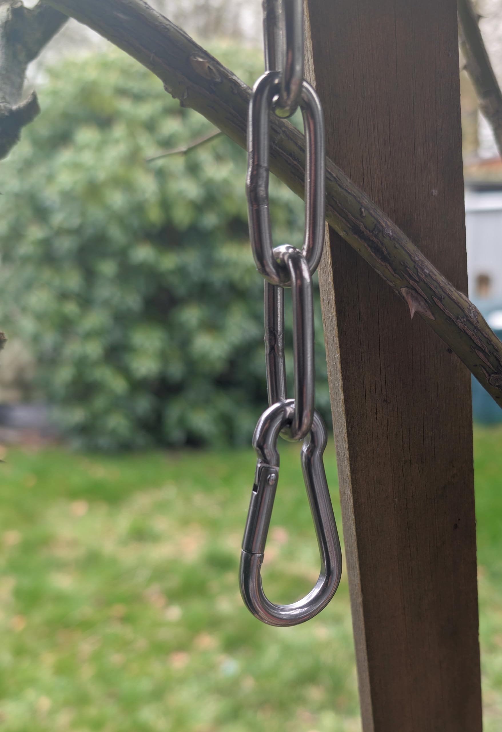 10 x Edelstahl V4A Karabiner Haken, NIRO AISI 316, rostfrei und säurebeständig