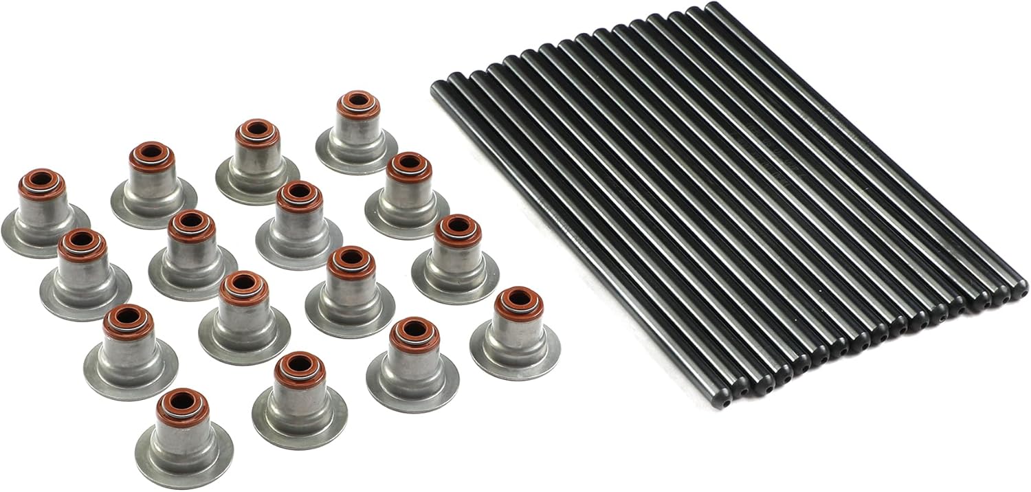 Stage 3 LS Cam Kit Compatible with 1999-2013 GMC Trucks and SUVs Equipped with 4.8L, 5.3L, 6.0L, 6.2L Engines LS Truck Stage III Camshaft w Springs, Seals, 7.400 Pushrods 31824100, SP011-16