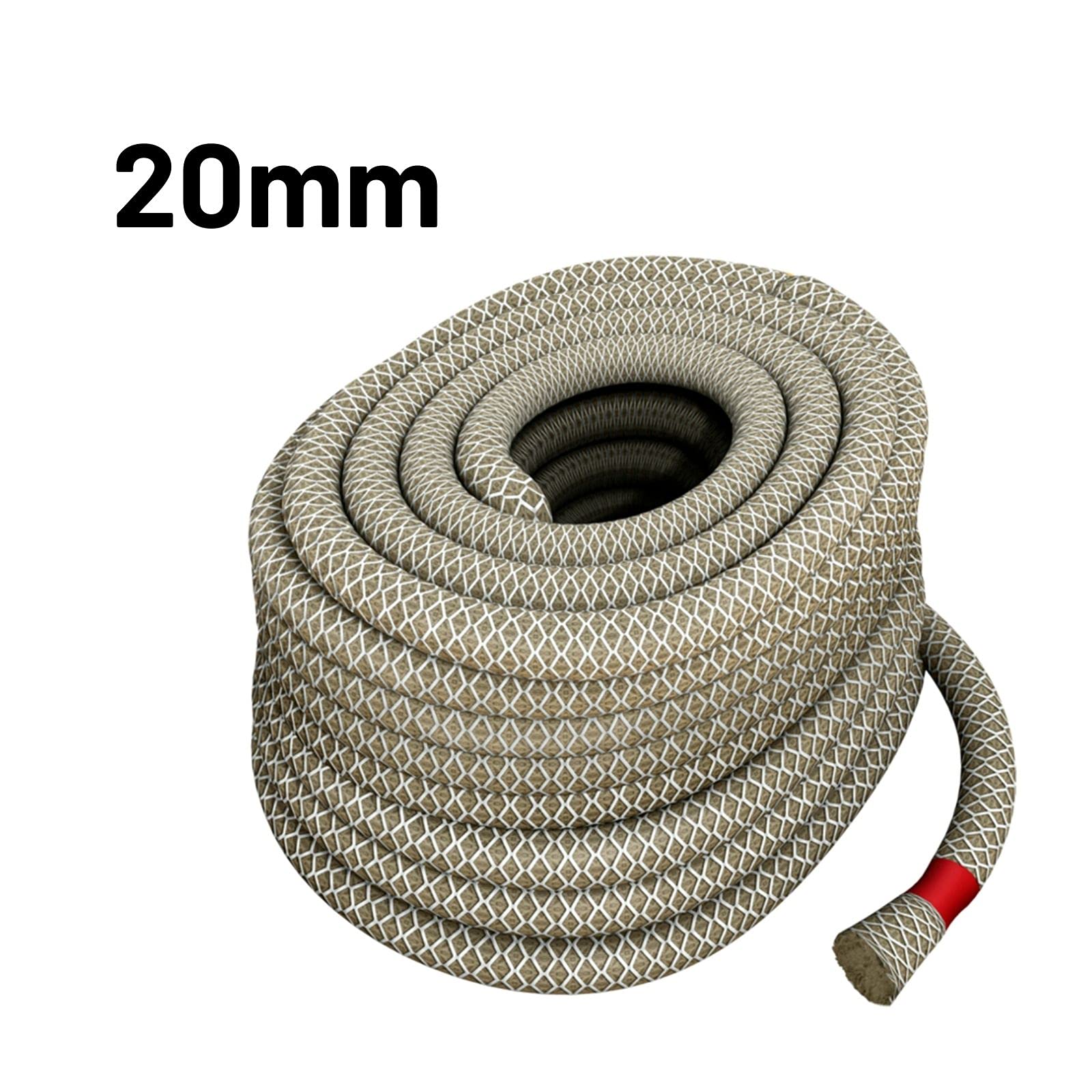 Sika Backer Rod Fire - Cuerda de protección contra incendios (lana mineral, resistente al fuego, relleno trasero, 20 mm x 30 m)