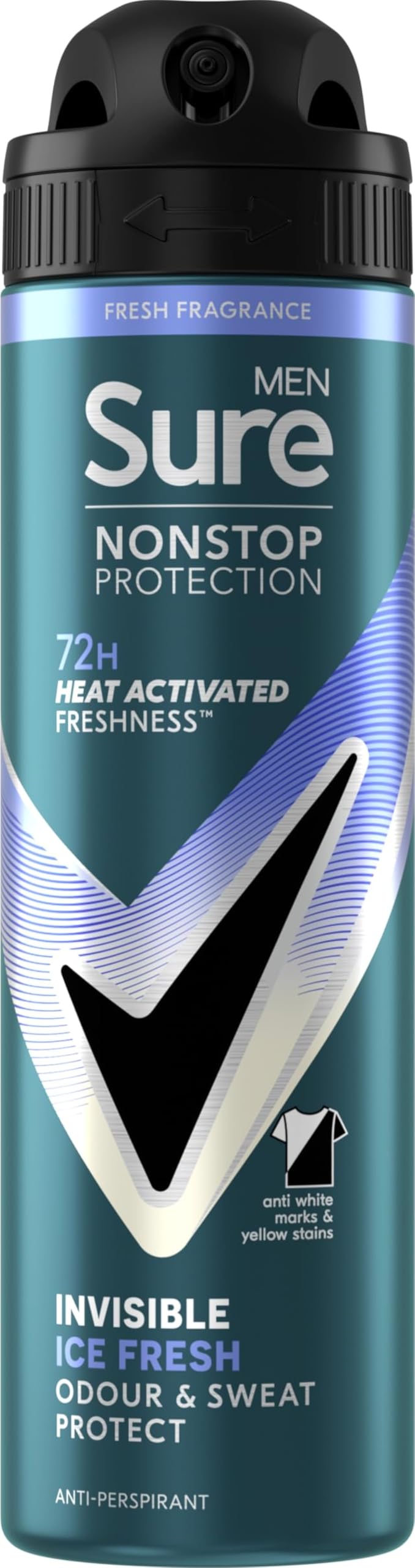 Sure Men Nonstop Protection Ice Fresh 72hr Spray 150 ml