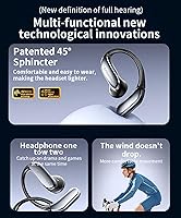 Vista 9 de Auriculares de traducción Bluetooth 4 en 1, traductor en tiempo real de 164 idiomas del mundo/no requiere suscripción; graves potentes+respuesta