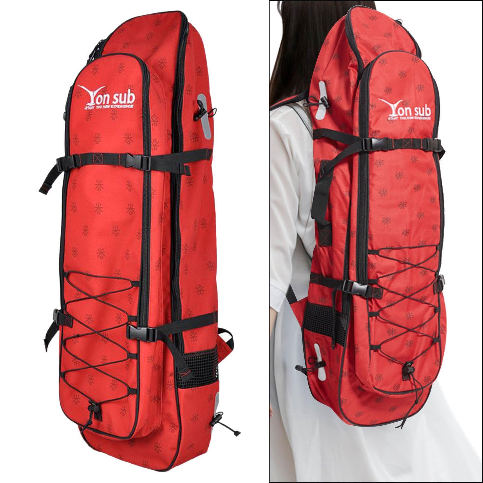 LOVIVER Sac à Palmes Longues Sac à Palmes Sac de plongée étanche Portable Sac à Palmes de plongée Sac à Dos Utilitaire pour Les Sports Nautiques plongée